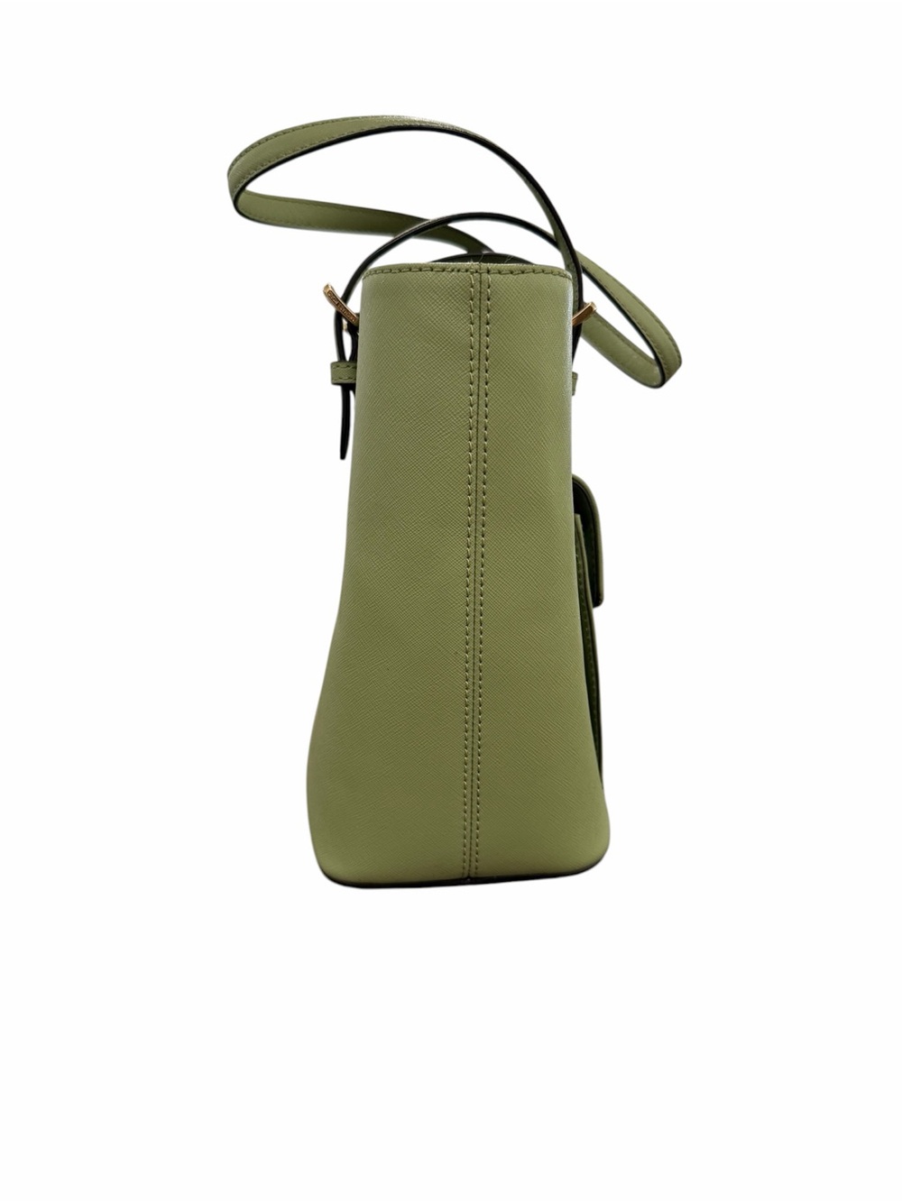 Michael Kors Jet Set Multifunction Medium Pocket Tote Bag Light Sage Green /Gold - Picture 2 of 12